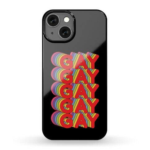 Gay Retro Rainbow Phone Case